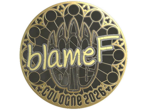 Sticker | blameF (Gold) | Cologne 2026