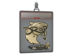 Sticker Slab | drop (Gold) | Antwerp 2022