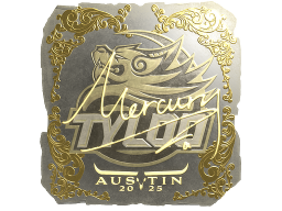 Sticker | Mercury (Gold) | Austin 2025