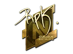 Sticker | RpK (Gold) | Boston 2018