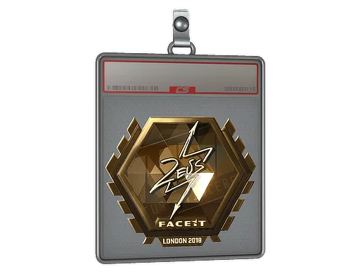 Sticker Slab | Zeus (Gold) | London 2018