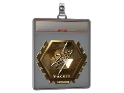 Sticker Slab | Zeus (Gold) | London 2018