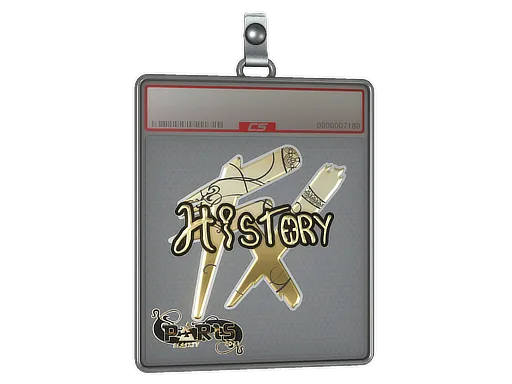 Sticker Slab | History (Gold) | Paris 2023