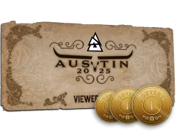 Austin 2025 Viewer Pass + 3 Souvenir Tokens