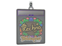 Sticker Slab | Techno4K (Embroidered) | Budapest 2025