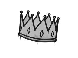 Sealed Graffiti | King Me (Shark White)