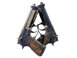 Dual Berettas | Moon in Libra (Battle-Scarred)