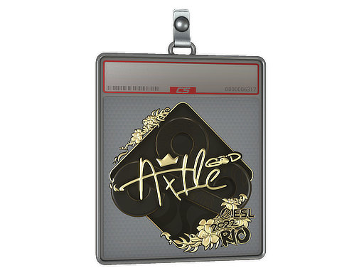 Sticker Slab | Ax1Le (Gold) | Rio 2022