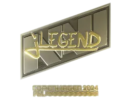 Sticker | jL (Gold) | Copenhagen 2024