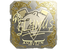 Sticker | FL4MUS (Gold) | Austin 2025