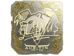 Sticker | FL4MUS (Gold) | Austin 2025