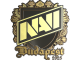 Sticker | Natus Vincere (Gold) | Budapest 2025
