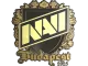 Sticker | Natus Vincere (Gold) | Budapest 2025 CS2 skin