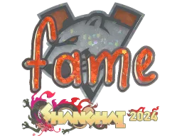Sticker | fame (Glitter) | Shanghai 2024