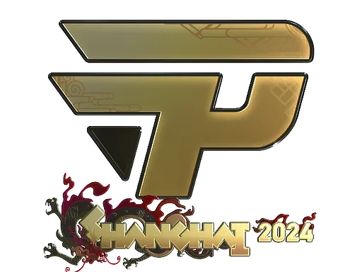 Sticker | paiN Gaming (Gold) | Shanghai 2024