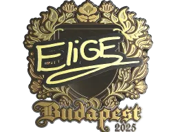 Sticker | EliGE (Gold) | Budapest 2025