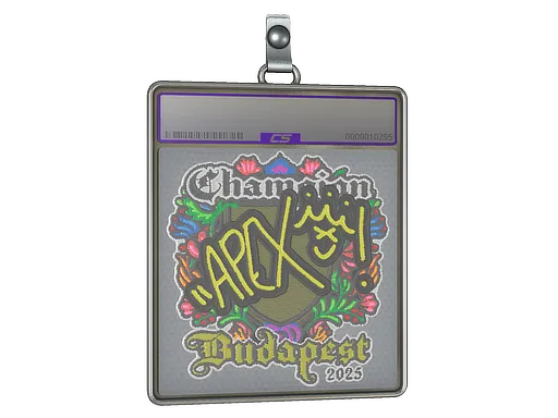 Sticker Slab | apEX (Embroidered, Champion) | Budapest 2025