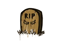Sealed Graffiti | Tombstone (Desert Amber)