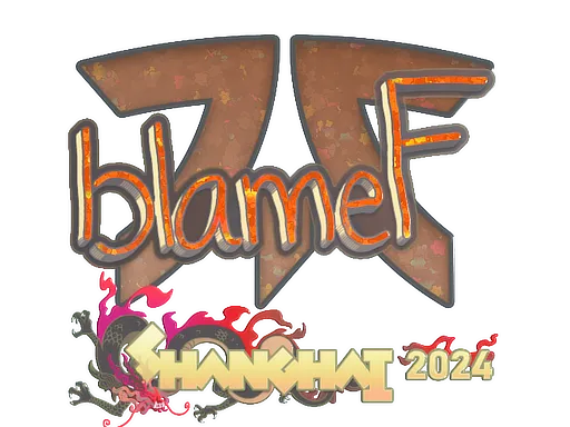 Sticker | blameF (Glitter) | Shanghai 2024