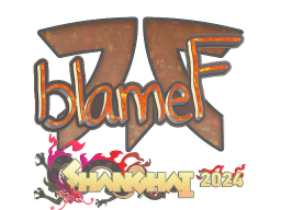 Sticker | blameF (Glitter) | Shanghai 2024