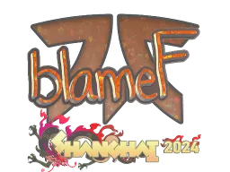 Sticker | blameF (Glitter) | Shanghai 2024