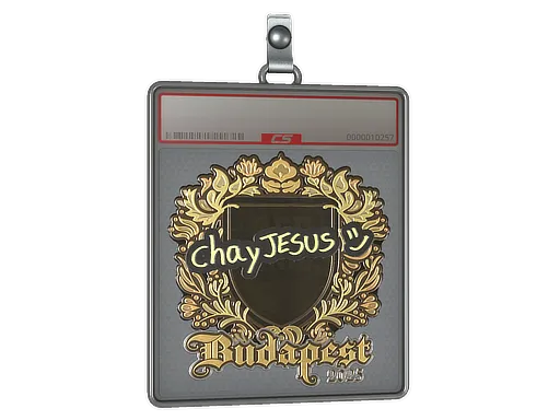 Sticker Slab | chayJESUS (Gold) | Budapest 2025