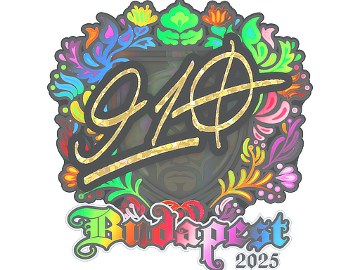 Sticker | 910 (Holo) | Budapest 2025