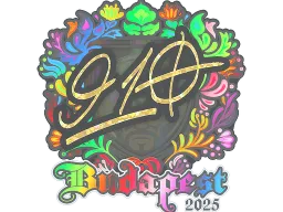 Sticker | 910 (Holo) | Budapest 2025