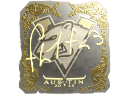 Sticker | FL1T (Gold) | Austin 2025