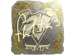 Sticker | FL1T (Gold) | Austin 2025