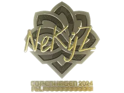 Sticker | NEKiZ (Gold) | Copenhagen 2024