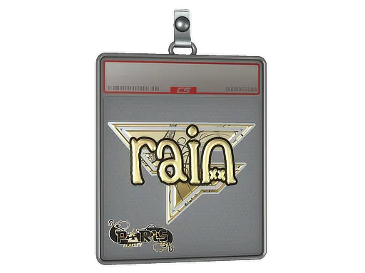 Sticker Slab | rain (Gold) | Paris 2023