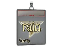 Sticker Slab | rain (Gold) | Paris 2023