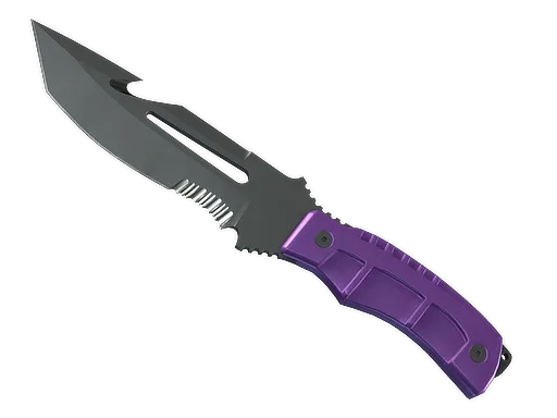 ★ StatTrak™ Survival Knife | Ultraviolet (Battle-Scarred)