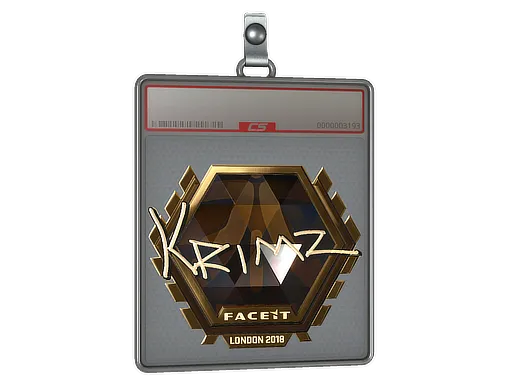 Sticker Slab | KRIMZ (Gold) | London 2018