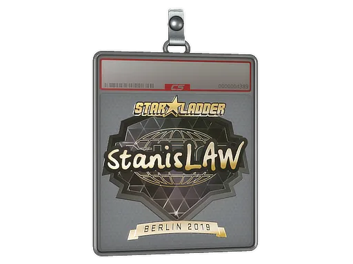 Sticker Slab | stanislaw (Gold) | Berlin 2019