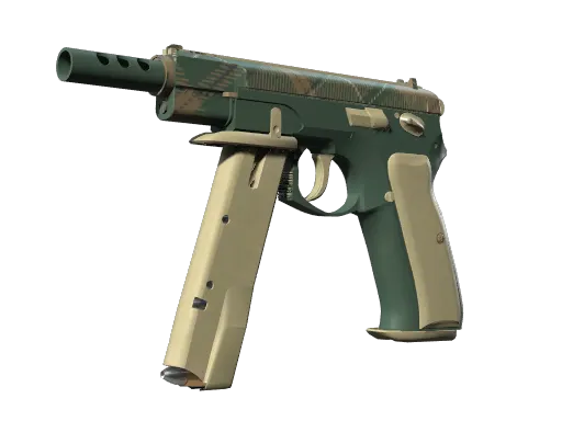 CZ75-Auto | Green Plaid (Battle-Scarred)