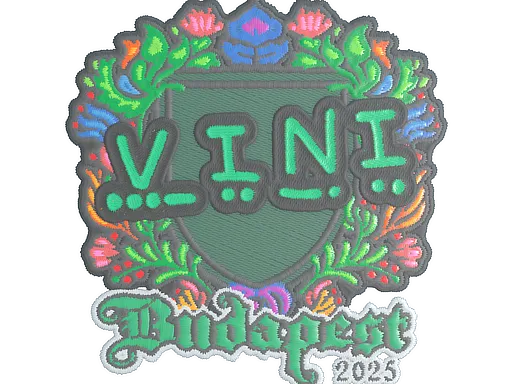 Sticker | VINI (Embroidered) | Budapest 2025