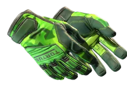★ Specialist Gloves | Lime Polycam (Battle-Scarred)