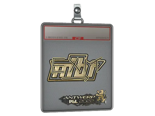 Sticker Slab | exit (Gold) | Antwerp 2022