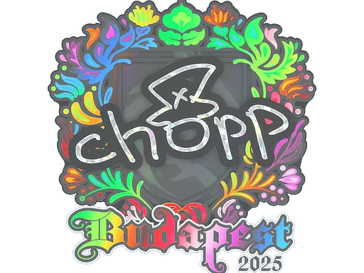 Sticker | chopper (Holo) | Budapest 2025