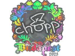 Sticker | chopper (Holo) | Budapest 2025