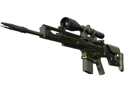 SCAR-20 | Green Marine (Battle-Scarred)