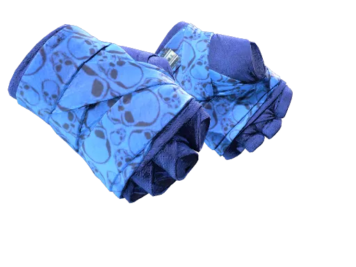 ★ Hand Wraps | Cobalt Skulls (Minimal Wear)