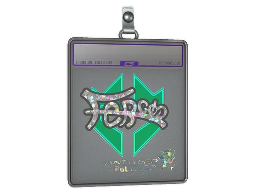 Sticker Slab | fer (Glitter) | Antwerp 2022