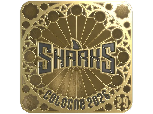 Sticker | Sharks Esports (Gold, Ranked) | Cologne 2026