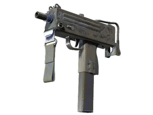 Souvenir MAC-10 | Storm Camo (Battle-Scarred)