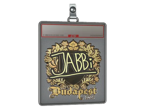 Sticker Slab | jabbi (Gold) | Budapest 2025