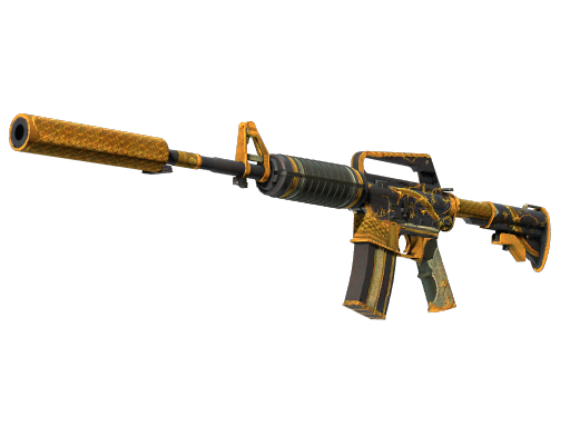 StatTrak™ M4A1-S | Golden Coil (Battle-Scarred)