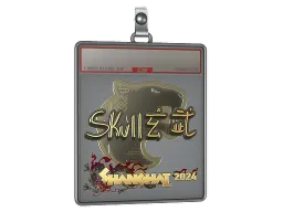 Sticker Slab | skullz (Gold) | Shanghai 2024